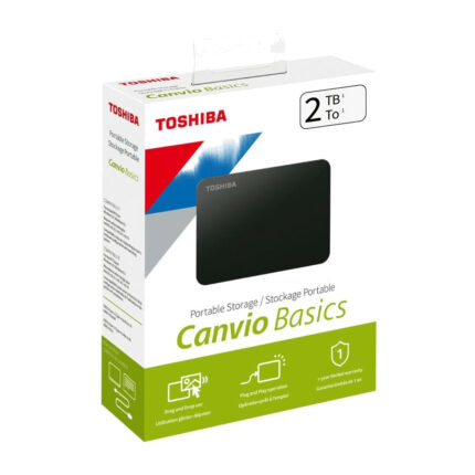 NWT Toshiba Canvio Basics 2TB